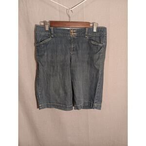 Eddie Bauer Women's Size 6 Blue Jean Shorts Classic Denim Casual Style